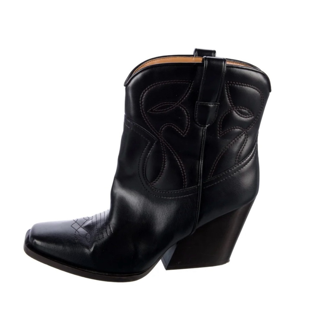 Stella McCartney Vegan Leather Ankle Western Boots